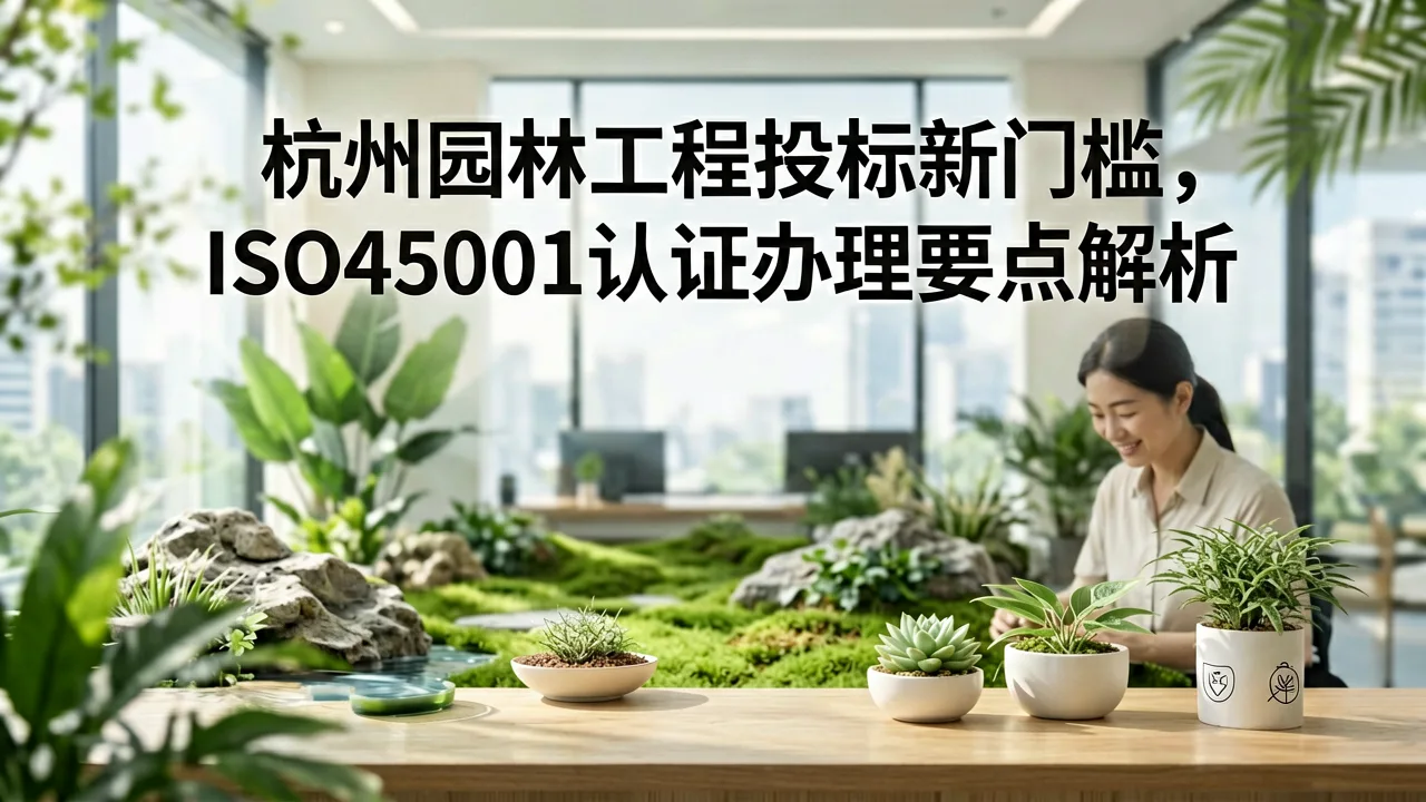 杭州园林工程投标新门槛,ISO45001认证办理要点解析